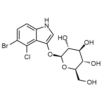 5-Bromo-4-chloro-3-indolyl β-D-Glucopyranoside التركيب الكيميائي