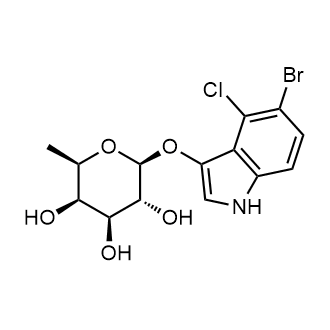 5-Bromo-4-chloroindol-3-yl-β-D-fucopyranoside التركيب الكيميائي