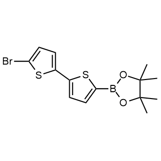 5-Bromo-5'-(4,4,5,5-tetramethyl-1,3,2-dioxaborolan-2-yl)-2,2'-bithiophene Chemical Structure