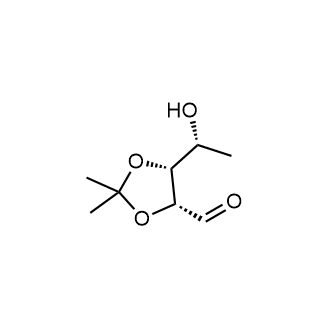 5-Deoxy-2,3-O-isopropylidene-D-ribose Chemical Structure