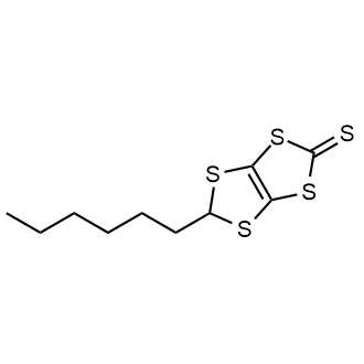 5-Hexyl-[1,3]dithiolo[4,5-d][1,3]dithiole-2-thione Chemical Structure