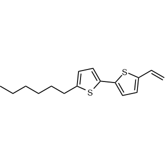 5-Hexyl-5'-vinyl-2,2'-bithiophene Chemische Struktur