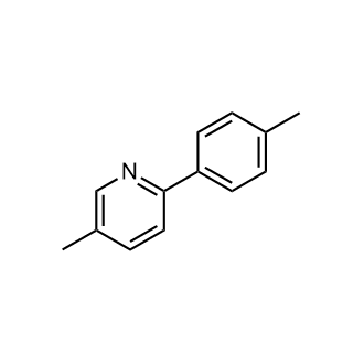 5-Methyl-2-(p-tolyl)pyridine 化学構造