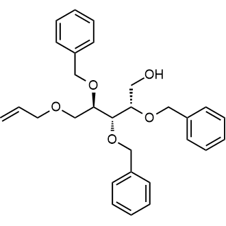 5-O-Allyl-2,3,4-tri-O-benzyl-D-ribitol التركيب الكيميائي