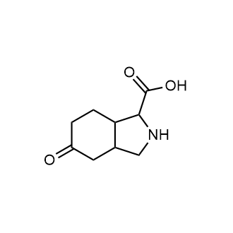 5-Oxo-octahydro-1H-isoindole-1-carboxylic acid Chemical Structure