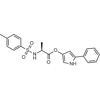 5-Phenyl-1H-pyrrol-3-yl tosyl-L-alaninate Chemische Struktur