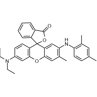 6'-(Diethylamino)-2'-((2,4-dimethylphenyl)amino)-3'-methyl-3H-spiro[isobenzofuran-1,9'-xanthen]-3-one التركيب الكيميائي