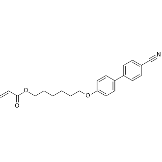 6-((4'-Cyano-[1,1'-biphenyl]-4-yl)oxy)hexyl acrylate Chemical Structure