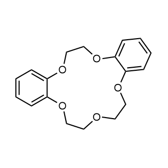 6,7,9,10,12,13-Hexahydrodibenzo[b,e][1,4,7,10,13]pentaoxacyclopentadecine 化学構造