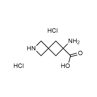 6-Amino-2-azaspiro[3.3]heptane-6-carboxylic acid dihydrochloride Chemische Struktur