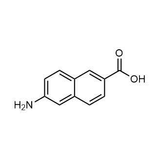 6-Amino-2-naphthoic acid Chemische Struktur