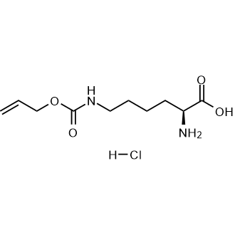 6-N-Alloc-L-lysine (hydrochloride) Chemical Structure