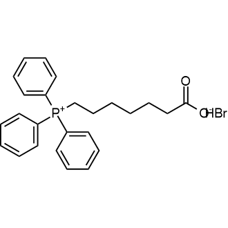 7-(Triphenylphosphonio)heptanoate hydrobromide Chemical Structure