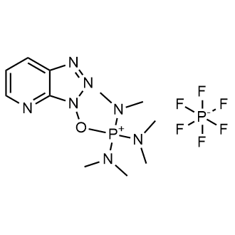 7-Azabenzotriazol-1-yloxytris(dimethylamino)phosphonium hexafluorophosphate 化学構造