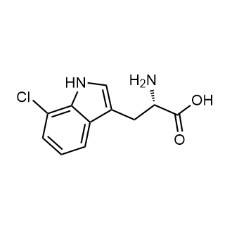 7-Chloro-L-tryptophan التركيب الكيميائي