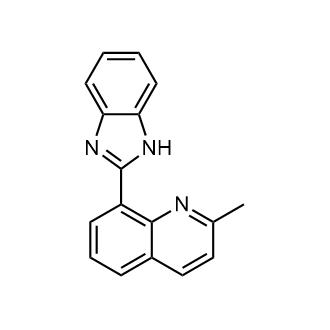 8-(1H-Benzo[d]imidazol-2-yl)-2-methylquinoline Chemische Struktur