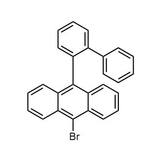 9-(2-Biphenylyl)-10-bromo-anthracene التركيب الكيميائي