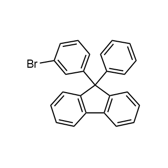 9-(3-Bromophenyl)-9-phenyl-9H-fluorene Chemische Struktur