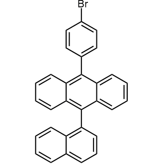 9-(4-Bromophenyl)-10-(1-naphthyl)anthracene التركيب الكيميائي