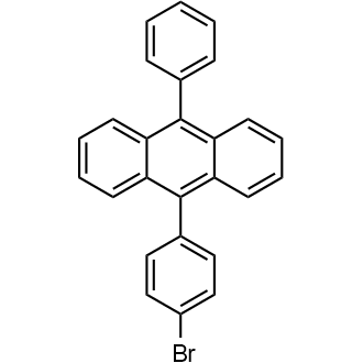 9-(4-Bromophenyl)-10-phenylanthracene 化学構造