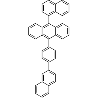 9-(Naphthalen-1-yl)-10-(4-(naphthalen-2-yl)phenyl)anthracene Chemical Structure