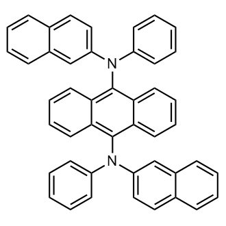 9,10-Bis[N-(2-naphthyl)anilino]anthracene Chemical Structure