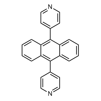 9,10-Di(pyridin-4-yl)anthracene Chemical Structure