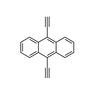 9,10-Diethynylanthracene التركيب الكيميائي