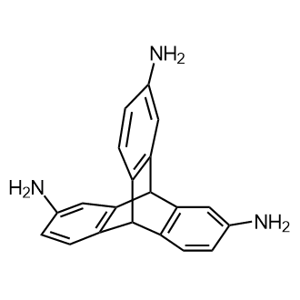 9,10-Dihydro-9,10-[1,2]benzenoanthracene-2,6,14-triamine Chemical Structure