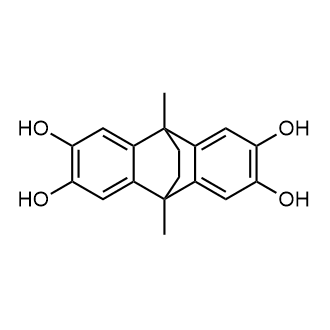 9,10-Dimethyl-9,10-dihydro-9,10-ethanoanthracene-2,3,6,7-tetraol 化学構造