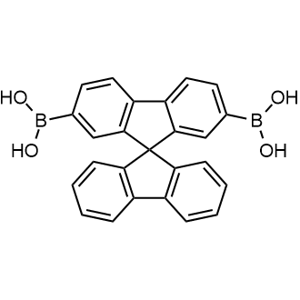 9,9'-Spirobi[fluorene]-2,7-diyldiboronic acid Chemical Structure