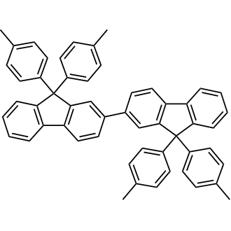 9,9,9',9'-Tetra-p-tolyl-9H,9'H-2,2'-bifluorene Chemical Structure