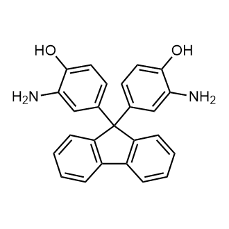 9,9-Bis(3-amino-4-hydroxyphenyl)fluorene Chemical Structure