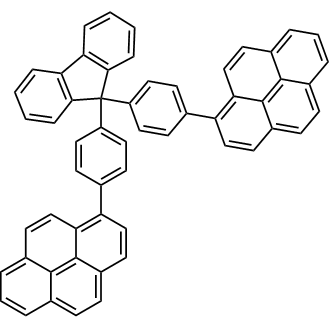 9,9-Bis[4-(1-pyrenyl)phenyl]fluorene Chemical Structure