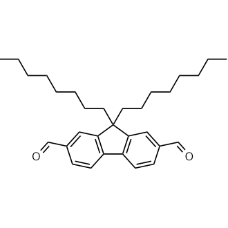 9,9-Di-n-octylfluorene-2,7-dicarboxaldehyde Chemical Structure