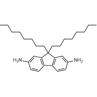 9,9-Dioctyl-9H-fluorene-2,7-diamine Chemical Structure