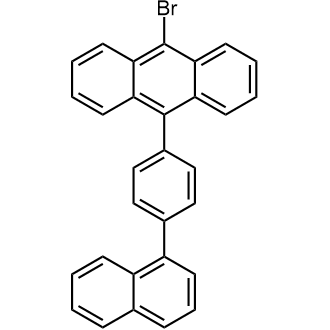 9-Bromo-10-[4-(1-naphthyl)-phenyl]anthracene Chemical Structure