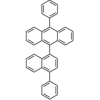 9-Phenyl-10-(4-phenylnaphthalen-1-yl)anthracene التركيب الكيميائي