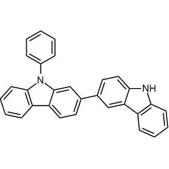 9-Phenyl-9H,9'H-2,3'-bicarbazole Chemical Structure