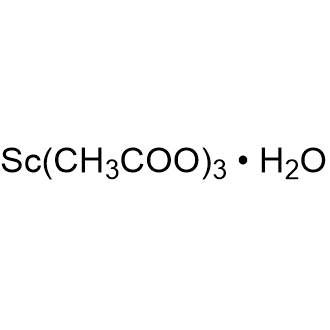 acetic acid, scandium salt hydrate Chemical Structure