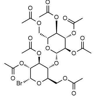 Acetobromocellobiose Chemische Struktur