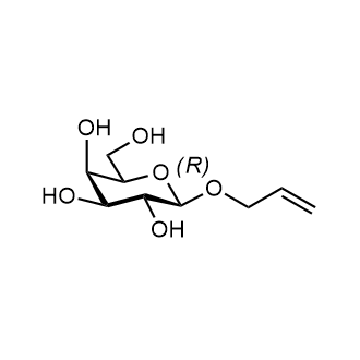 Allyl β-D-galactopyranoside 化学構造