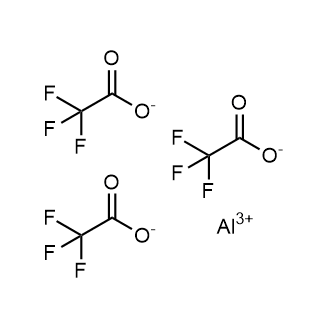 Aluminium trifluoroacetate Chemische Struktur