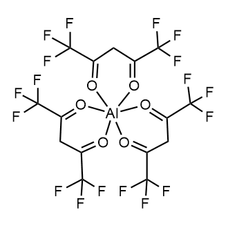 Aluminum hexafluoro-2,4-pentanedionat Chemical Structure