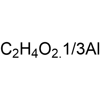 Aluminum triacetate,≥98% 化学構造