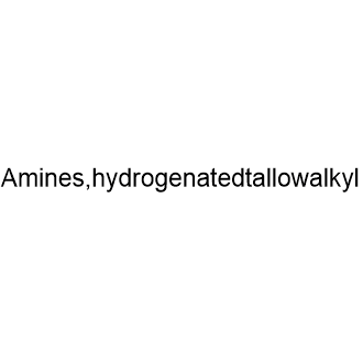 Amines,hydrogenatedtallowalkyl 化学構造