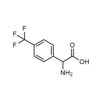 Amino-(4-trifluoromethylphenyl)acetic acid التركيب الكيميائي