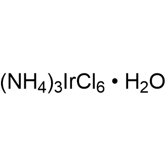 Ammonium hexachloroiridate(III) hydrate 化学構造