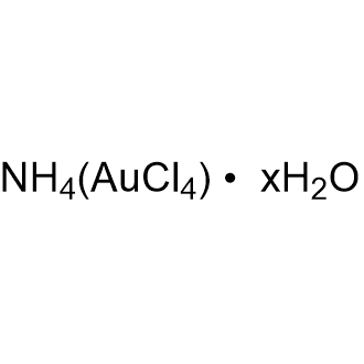 Ammonium tetrachloroaurate(III) hydrate Chemical Structure