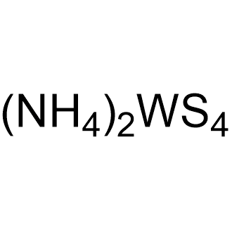 Ammonium tetrathiotungstate 化学構造